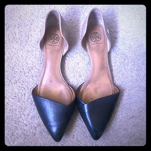 Tory Burch two-toned flats.